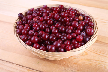 Cranberry on table