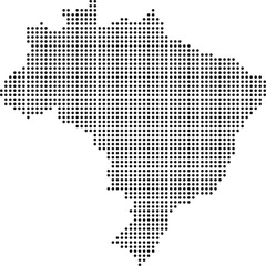 Fototapeta na wymiar map of Brazil