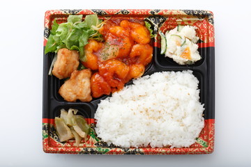 エビチリ弁当