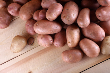 Pink potatoes