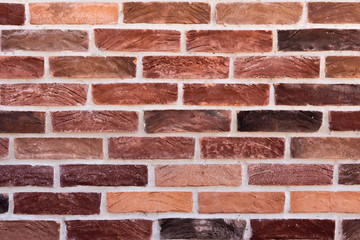 Texture brick wall, nice background. Smooth seams