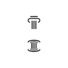 Column Logo Template vector symbol