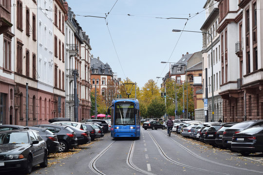 Cityscape of Sachsenhausen, Frankfurt am Main, Germany