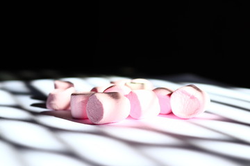 pink and white chocolate