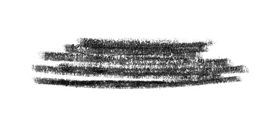 black paint or ink dirty brush strokes. Pencil drawing