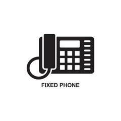 FIXED PHONE ICON , CELLPHONE ICON