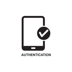 Fototapeta premium AUTHENTICATION ICON , ACCESS DATA ICON