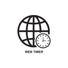 WEB TIMER ICON , WATCH ICON