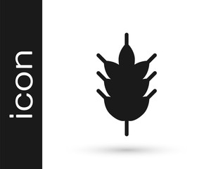 Grey Hop icon isolated on white background. Vector Illustration