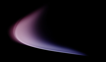 Abstract smoke on the black background.