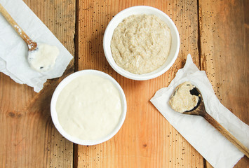 Roggensauerteig Weizensauerteig Roggen Weizen Sauerteig 