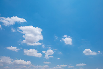 Blue sky background with clouds