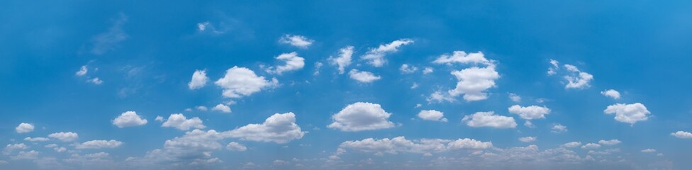 Naklejka na ściany i meble Blue sky background with clouds,panorama