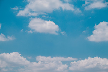 Blue sky background with clouds
