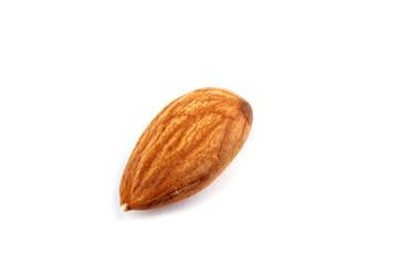 Almond isolated on white background