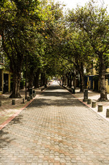 picturesque street in Quito Ecuador South America