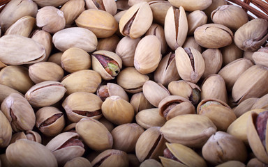 Pistachio nuts background