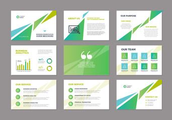 Business Presentation Brochure Guide Design | Powerpoint  Slide Template | Sales Guide Slider