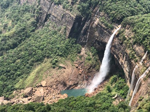 Waterfalls of india in hilly areas