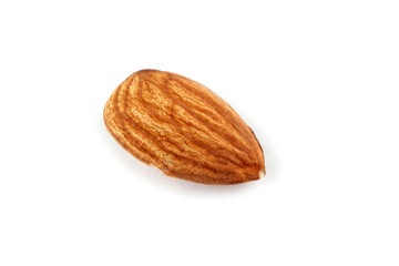Almond isolated on white background