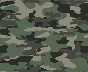 Fototapeta premium Army seamless camo print for clothes, fabric. Vector background. Modern.