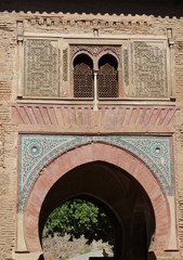 Puerta del vino en la Alhambra de Granada 