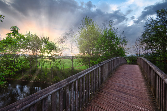 Brücke über Die Breg