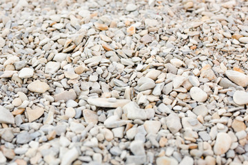 background of stones, small stones, sea ​​stones