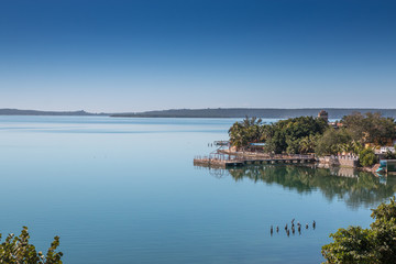 Cienfuegos, Cuba : Palacio Valle et la baie