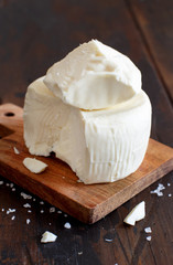 South Italian cheese cacioricotta