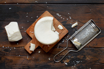 South Italian cheese cacioricotta