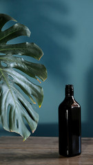 Black bottle for home decoration