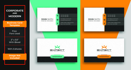 Business card template