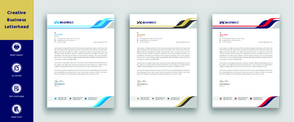 Business letterhead template