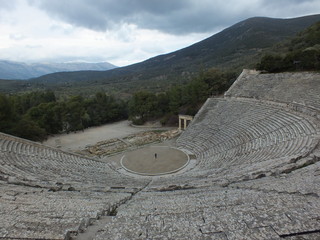Epidaurus theater in Greece