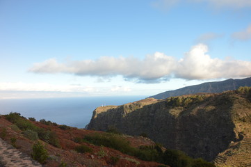 Fototapeta na wymiar Montañas de La Gomera