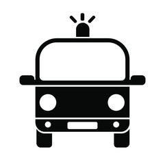 ambulance car icon	