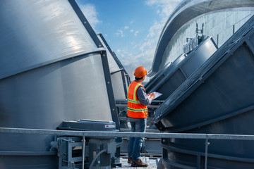 Naklejka premium workers at work