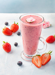 strawberry milk shake