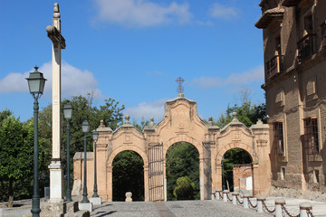 Abadía del Sacromonte, en la ciudad de Granada (Andalucía, España)