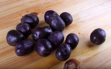 Violet potatoes