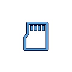 memory card icon vector illustration design