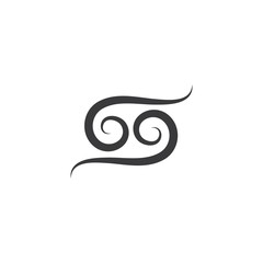 vortex wind  logo icon vector design