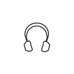 headphones icon vector illustration design