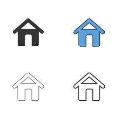 house icon vector illustration design