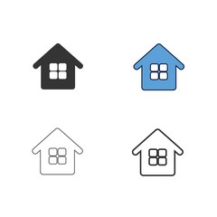 house icon vector illustration design