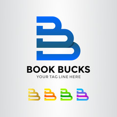 Book Bucks Logo Template