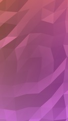 Obraz premium Abstract triangle geometrical pink background. Geometric origami style with gradient. 3D illustration