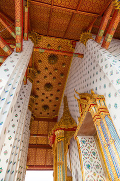 Ordination Hall, Wat Arun. Buddhist Temple in Bangkok, Thailand