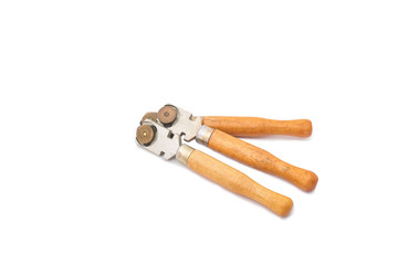 Old USSR Home Glass cutters with wooden holder used to make a shallow score